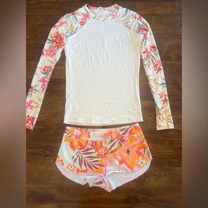 Billabong rash gaurd set